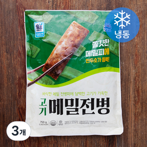 대림선 고기 메밀전병 (냉동), 750g, 3개