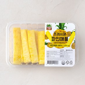 프레시몬 컷팅 파인애플 스틱, 1kg, 1개