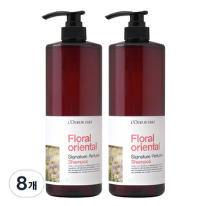 로더베르 시그니처 퍼퓸 샴푸 플로럴오리엔탈 1000ml, 8개