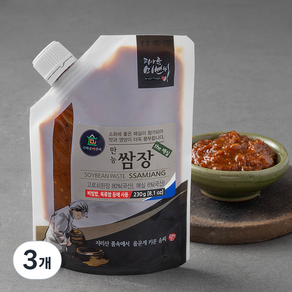 피아골미선씨 휴대가 간편한 파우치형 만능쌈장, 230g, 3개