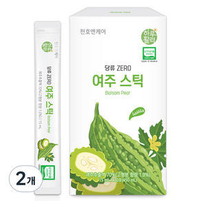 하루활력 여주즙 액상스틱 15ml, 2개, 450ml