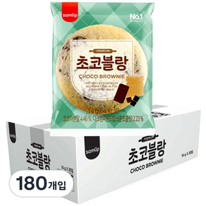 삼립 초코블랑 쿠키, 14g, 180개