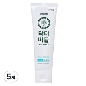 유한양행 닥터버들 구취 케어 치약, 100g, 5개