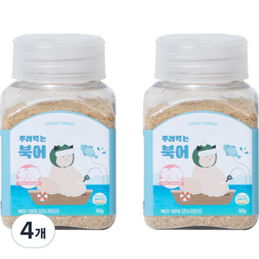 로렌츠 반려동물 뿌려먹는 파우더 60g, 북어, 4개