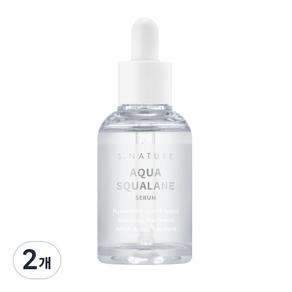 에스네이처 아쿠아 스쿠알란 세럼, 50ml, 2개