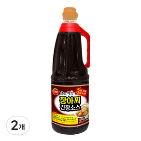 진미 잘되는맛집 장아찌 간장소스, 1.8kg, 2개