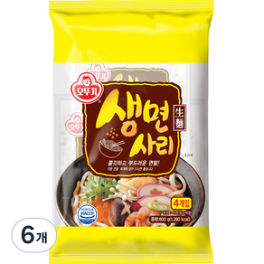 오뚜기 생면사리, 800g, 6개