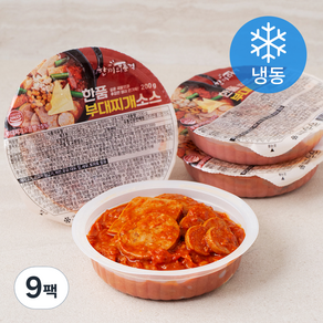 한품 부대찌개소스 (냉동), 9팩, 200g