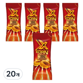 XKORN 옥수수 스낵 바베큐맛, 30g, 20개