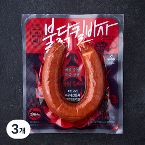 존쿡델리미트 불닭 킬바사, 270g, 3개