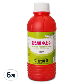 삼현제약 과산화수소수, 6개, 250ml