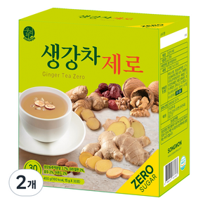 우리차 송원식품 생강차 제로, 15g, 30개입, 2개