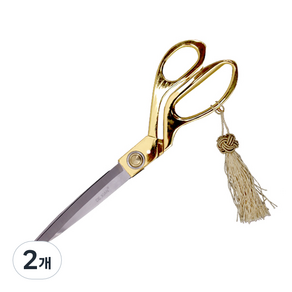 리빙다 금장컷팅가위 240mm, 혼합색상, 2개