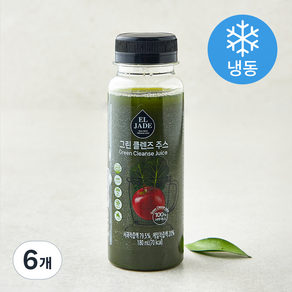 엘제이드 그린 클렌즈 주스 (냉동), 180ml, 6개