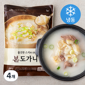 본죽 본 도가니탕 (냉동), 700g, 4개