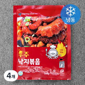 우주낙지볶음 (냉동), 300g, 4개