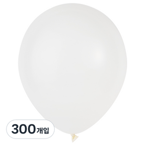 파티팡 풍선 라운드 30cm, 화이트, 300개