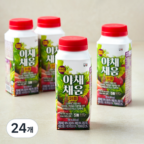 남양유업 야채채움 퍼플 주스, 190ml, 24개