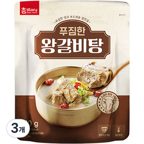 참스토리 푸짐한 왕갈비탕, 800g, 3개