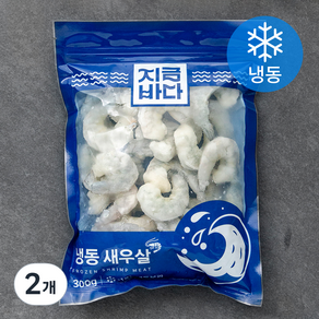 지금바다 태국산 생새우살 (냉동), 300g, 2개