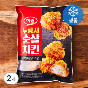 하림 누룽지 순살치킨 (냉동), 400g, 2개