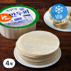 황소식품 생 만두피 (냉동), 850g, 4개