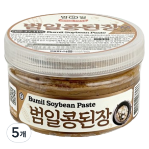 범일 콩된장, 250g, 5개