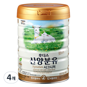 일동후디스 시그니처 산양분유 2단계, 800g, 4개