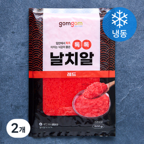 곰곰 톡톡 날치알 레드 (냉동), 500g, 2개