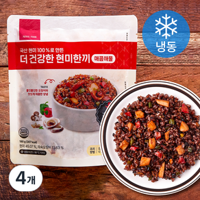 쥬비스다이어트 더 건강한 현미한끼 매콤해물 (냉동), 180g, 4개