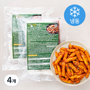 푸딩팩토리 할매 기름떡볶이 (냉동), 640g, 4개