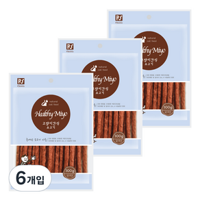 헬씨미요 고양이간식, 소고기 맛, 100g, 6개