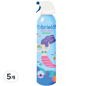 디보트브리엘 유아용 블루 언더더씨 버블 클렌저 누들타입 블루베리향, 200ml, 5개