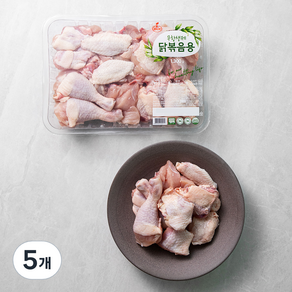 무항생제 인증 마니커 1등급 닭볶음탕용 닭고기 (냉장), 1.3kg, 5개