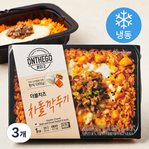 아워홈 온더고 더블치즈 차돌깍두기 (냉동), 300g, 3개