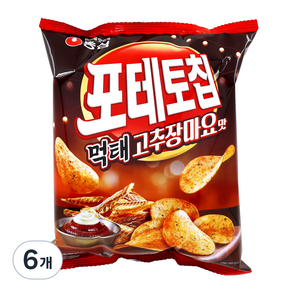 포테토칩 먹태 고추장마요맛, 105g, 6개