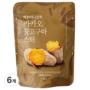 카카오 꿀고구마 스틱, 65g, 6개