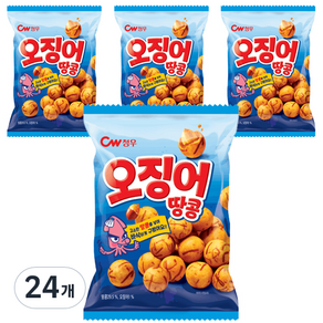 청우 오징어땅콩, 90g, 24개