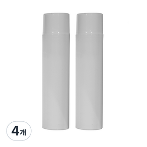 ALL백색 버클식 진공에센스 용기 150ml, 4개