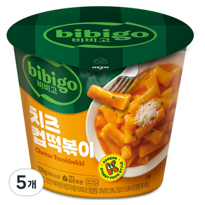 비비고 치즈 컵떡볶이, 108g, 5개