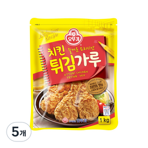 오뚜기 치킨 튀김가루, 1kg, 5개