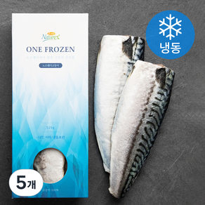 앤쿡 ONE FROZEN 노르웨이 고등어 (냉동), 5개, 525g