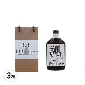 392로스터스 콜드브루 에곤 쉴레 더치커피, 450ml, 3개, 1개입