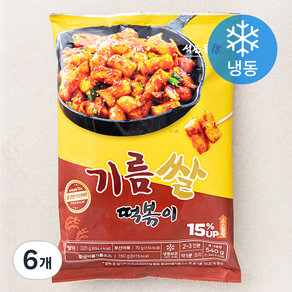 석관동떡볶이 기름쌀떡볶이 (냉동), 6개, 540g