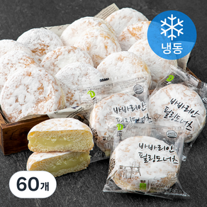 디엔비 바바리안필링 도너츠 30입 (냉동), 65g, 60개