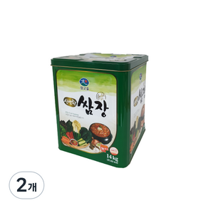 참고을 신선한쌈장 캔, 14kg, 2개