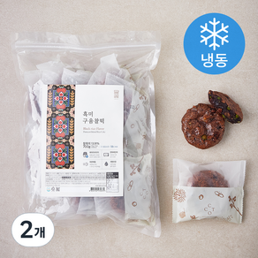 담꽃 구움찰떡 흑미 10입 (냉동), 700g, 2개