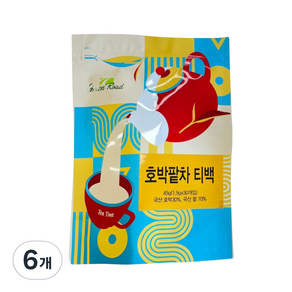 호박 팥차 삼각티백, 1.5g, 30개입, 6개