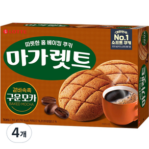 마가렛트 롯데제과 구운모카 대, 352g, 4개