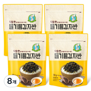 지도표성경 직접 짠 들기름 김자반, 50g, 8개